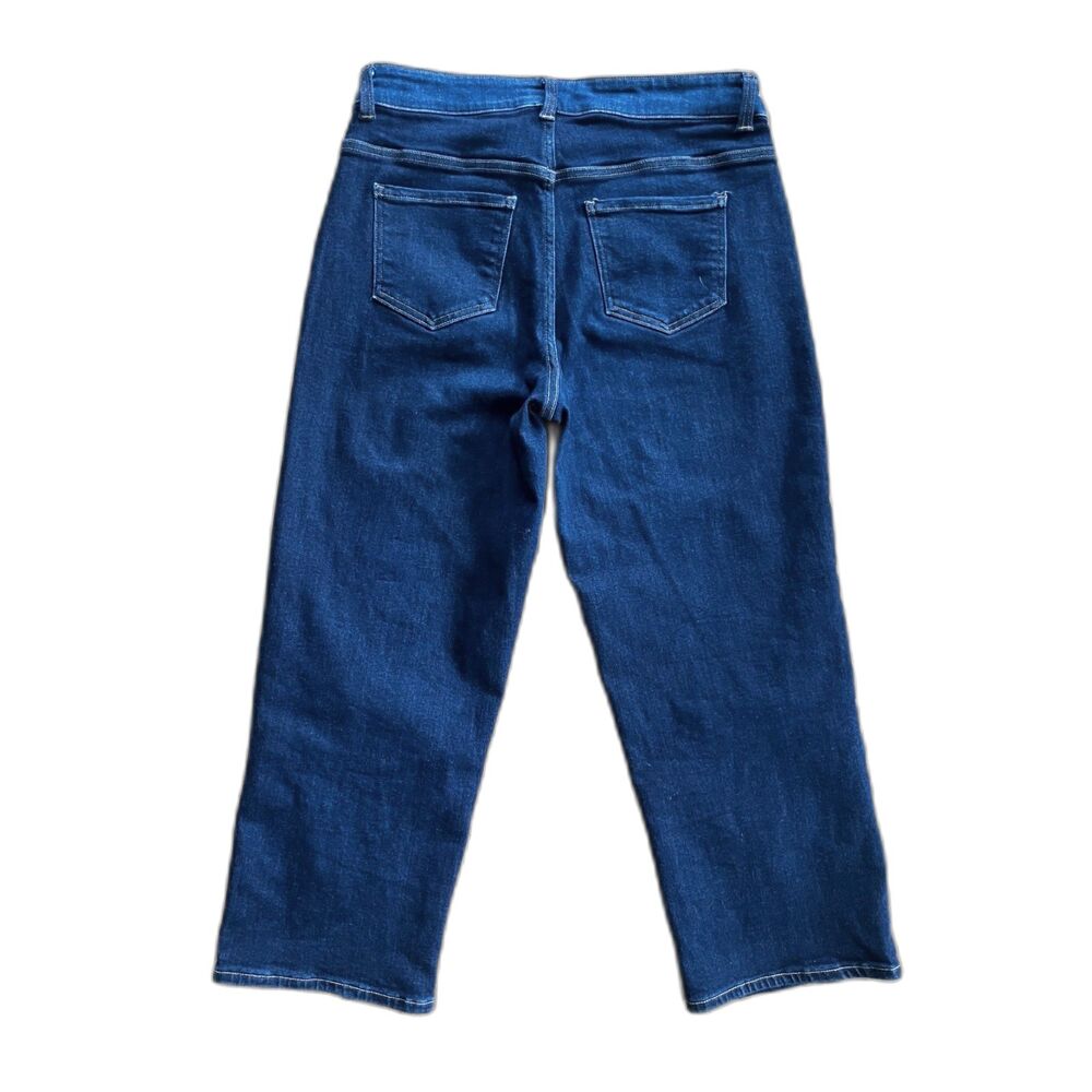 Erdem x Universal Standard Blue Wide Leg Jeans Pants Trousers  Women's Size 8 - Picture 5 of 10